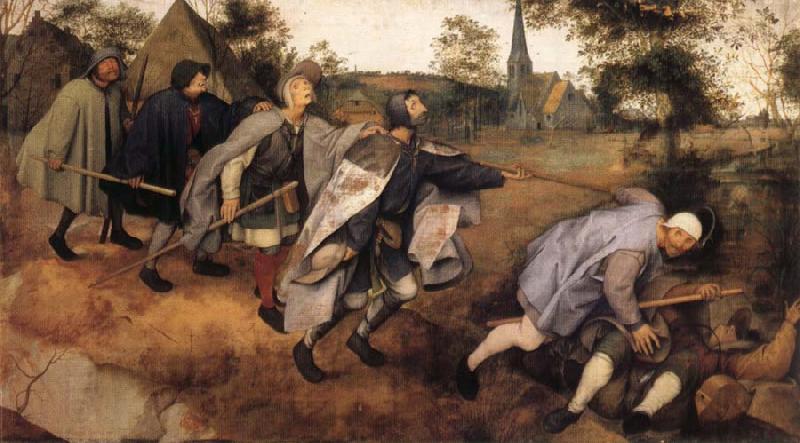 BRUEGEL, Pieter the Elder Parable of the Blind Leading the Blind oil painting picture